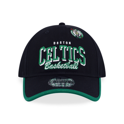 BOSTON CELTICS NBA BASKETRY BLACK 9TWENTY CAP