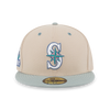 59FIFTY PACK - SEAGLASS SEATTLE MARINER COOPERSTOWN MINT GREEN VISOR OAT MILK 59FIFTY CAP