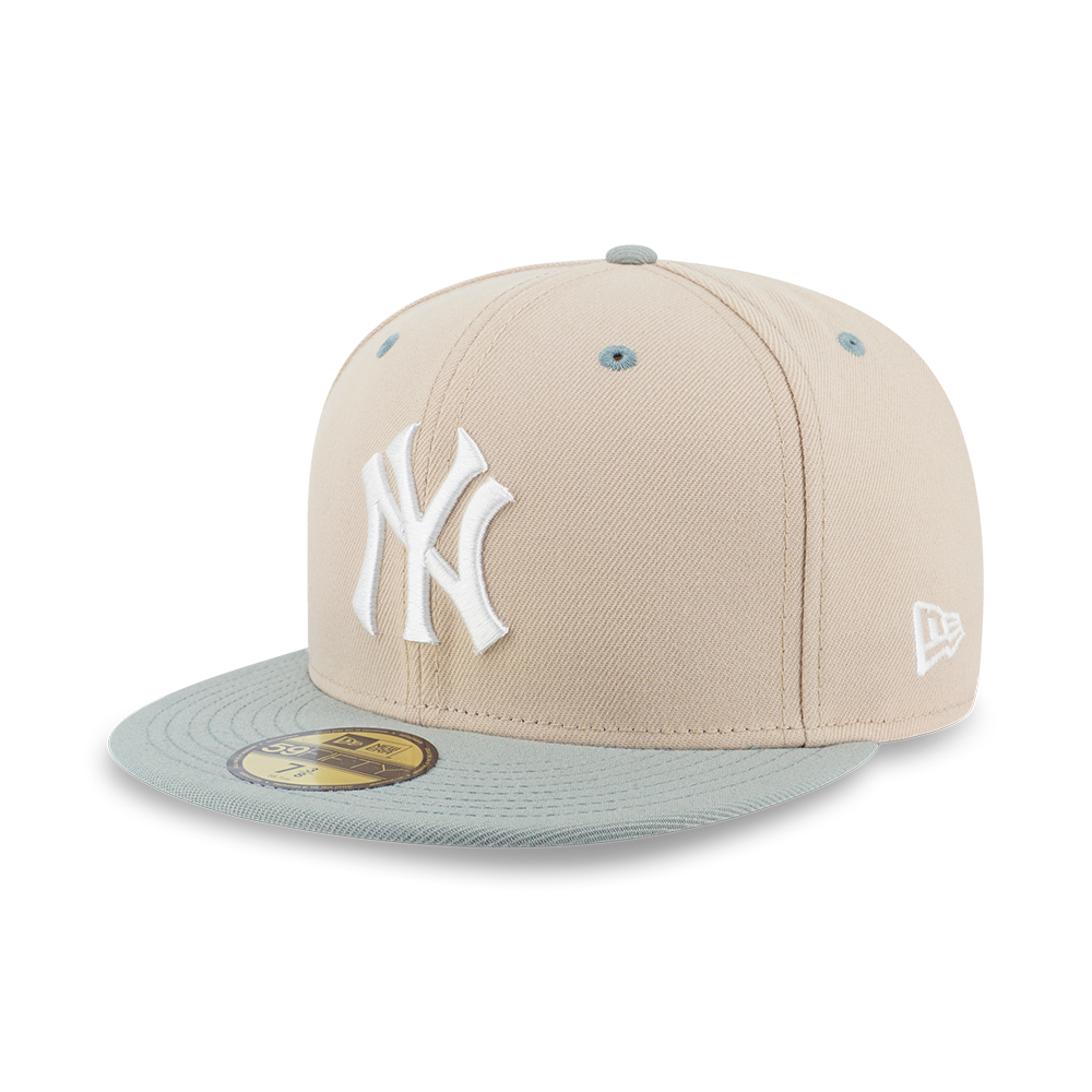 59FIFTY PACK - SEAGLASS NEW YORK YANKEES COOPERSTOWN MINT GREEN VISOR OAT MILK 59FIFTY CAP