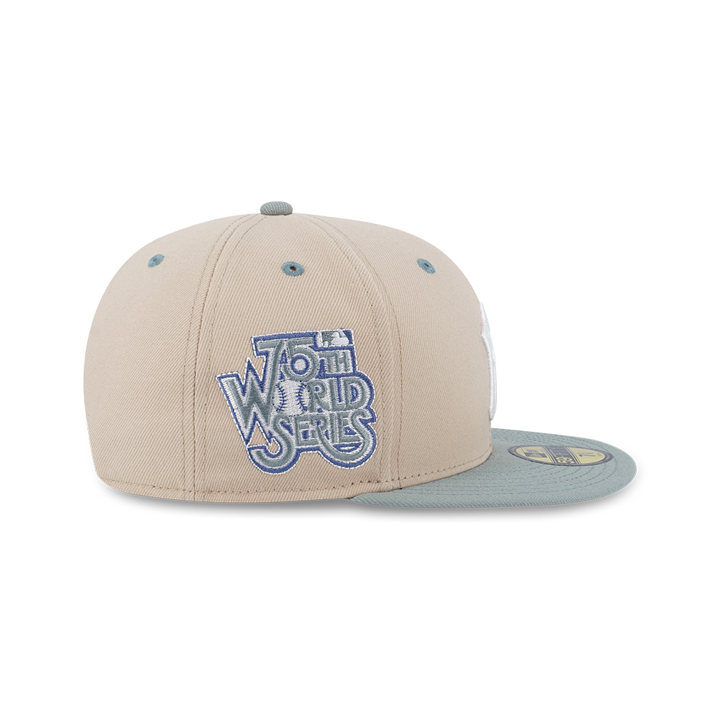 59FIFTY PACK - SEAGLASS NEW YORK YANKEES COOPERSTOWN MINT GREEN VISOR OAT MILK 59FIFTY CAP