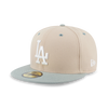 59FIFTY PACK - SEAGLASS LOS ANGELES DODGERS COOPERSTOWN MINT GREEN VISOR OAT MILK 59FIFTY CAP