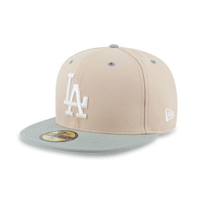 59FIFTY PACK - SEAGLASS LOS ANGELES DODGERS COOPERSTOWN MINT GREEN VISOR OAT MILK 59FIFTY CAP