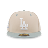 59FIFTY PACK - SEAGLASS LOS ANGELES DODGERS COOPERSTOWN MINT GREEN VISOR OAT MILK 59FIFTY CAP