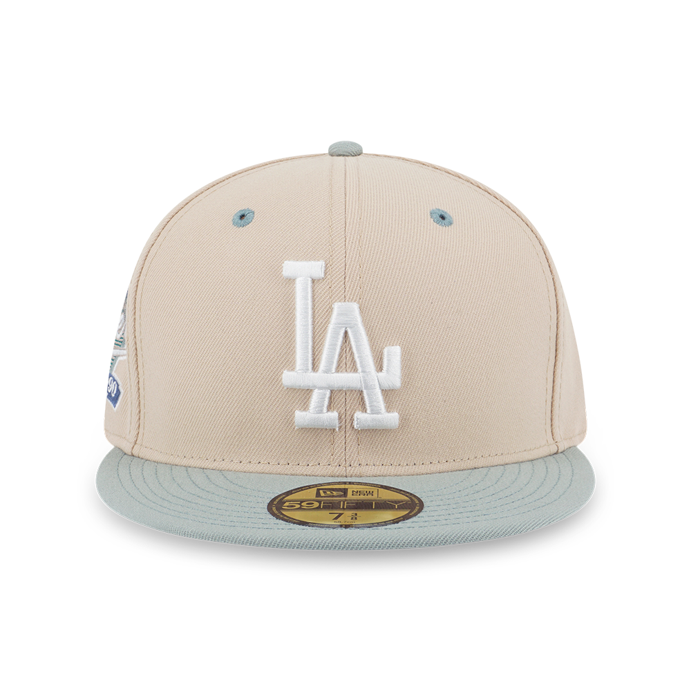 59FIFTY PACK - SEAGLASS LOS ANGELES DODGERS COOPERSTOWN MINT GREEN VISOR OAT MILK 59FIFTY CAP