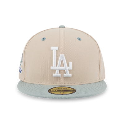 59FIFTY PACK - SEAGLASS LOS ANGELES DODGERS COOPERSTOWN MINT GREEN VISOR OAT MILK 59FIFTY CAP