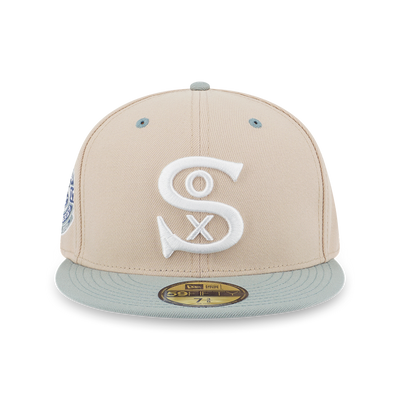 59FIFTY PACK - SEAGLASS CHICAGO WHITE SOX COOPERSTOWN MINT GREEN VISOR OAT MILK 59FIFTY CAP