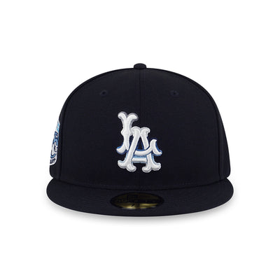 59FIFTY PACK - RACEWAY LOS ANGELES ANGELS COOPERSTOWN GRAY UNDERVISOR BLACK 59FIFTY CAP