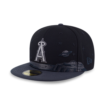 59FIFTY PACK - PLANETARY ANAHEIM ANGELS COOPERSTOWN BLACK 59FIFTY CAP