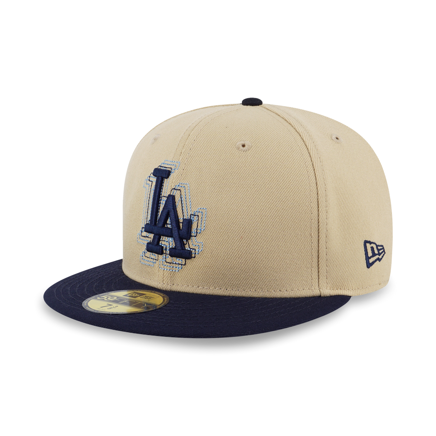 59FIFTY PACK - ILLUSION LOS ANGELES DODGERS COOPERSTOWN NAVY VISOR VEGAS GOLD 59FIFTY CAP