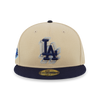 59FIFTY PACK - ILLUSION LOS ANGELES DODGERS COOPERSTOWN NAVY VISOR VEGAS GOLD 59FIFTY CAP