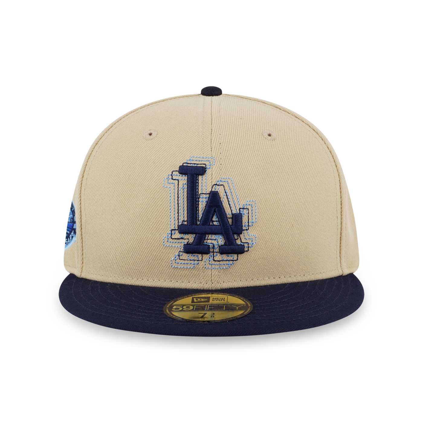 59FIFTY PACK - ILLUSION LOS ANGELES DODGERS COOPERSTOWN NAVY VISOR VEGAS GOLD 59FIFTY CAP