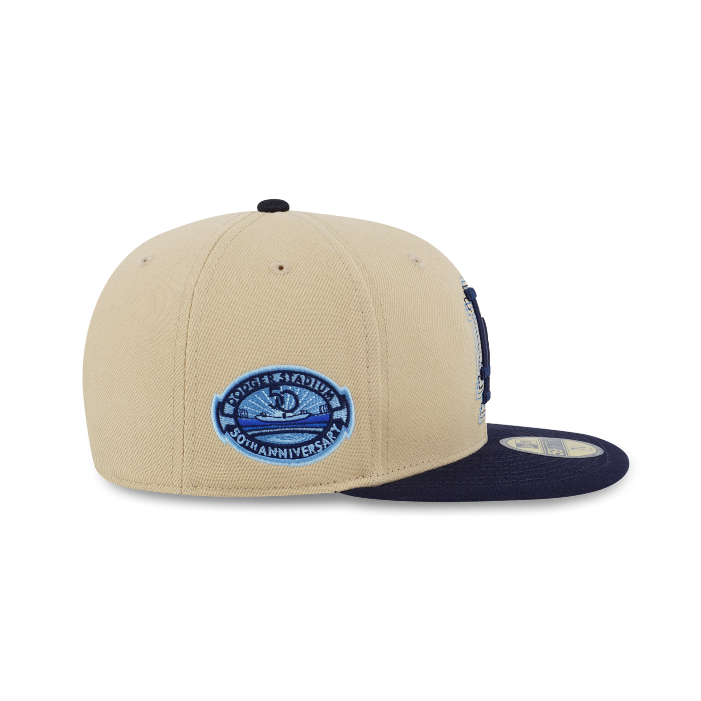 59FIFTY PACK - ILLUSION LOS ANGELES DODGERS COOPERSTOWN NAVY VISOR VEGAS GOLD 59FIFTY CAP