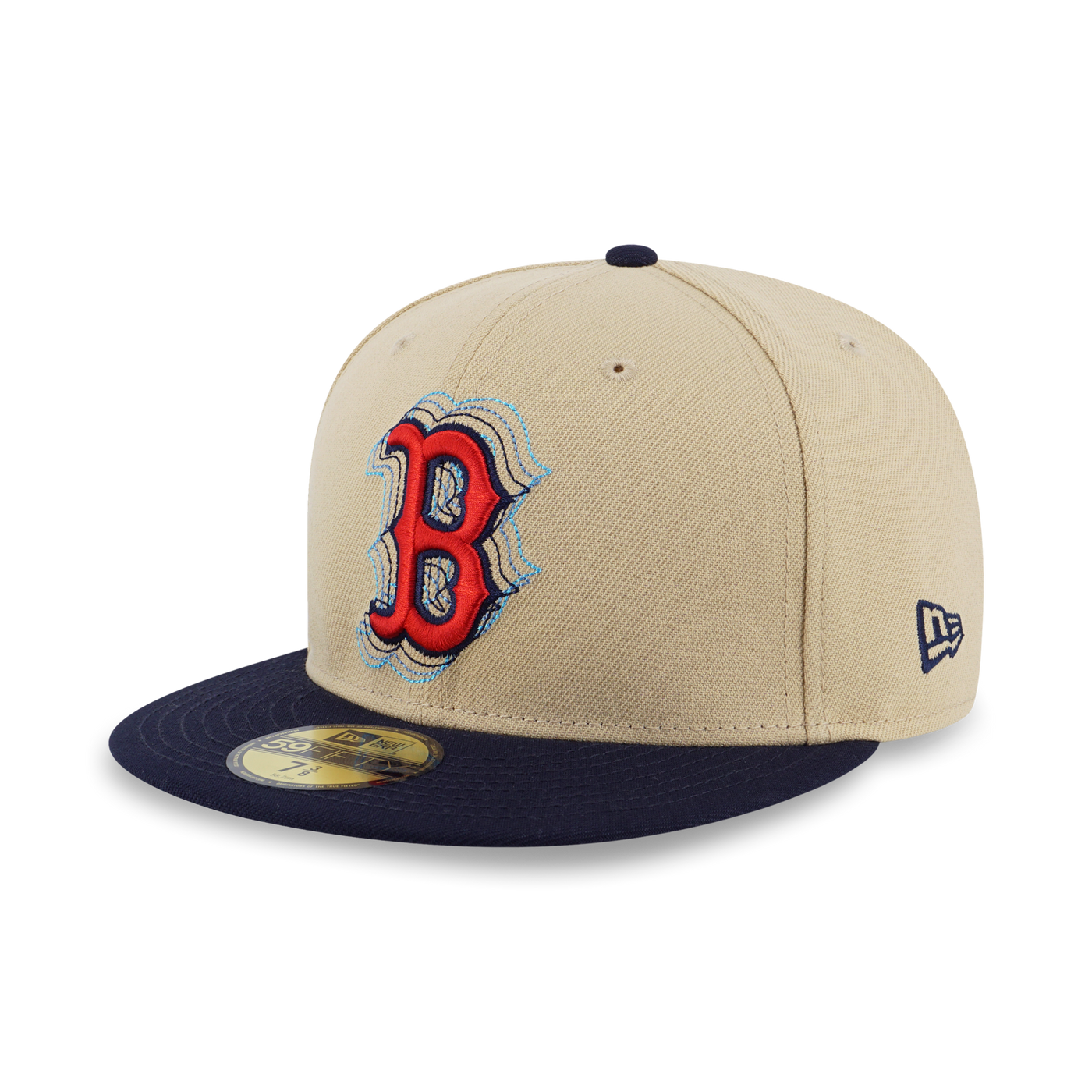 59FIFTY PACK - ILLUSION BOSTON RED SOX COOPERSTOWN NAVY VISOR VEGAS GOLD 59FIFTY CAP