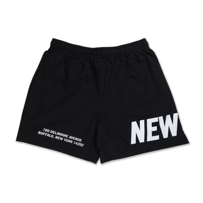 NEW ERA BASIC OUTDOOR BOLD BLACK WOVEN SHORTS