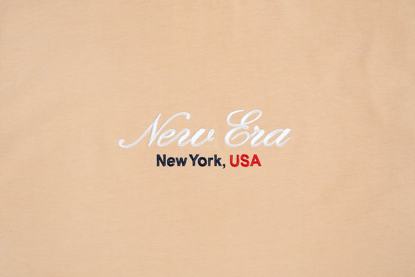 NEW ERA BASIC SCRIPT OAT MILK WOMEN SHORT SLEEVE TEE DRESS