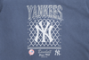 NEW YORK YANKEES OLD SCHOOL SPORT AP NAVY WOMEN CROP TEE