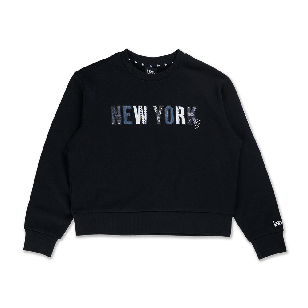 NEW ERA BORO CONTEMPORARY BLACK WOMEN CREW NECK SWEATSHIRT