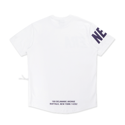 NEW ERA OUTDOOR BOLD WHITE PERFORMANCE SHORT SLEEVE T-SHIRT