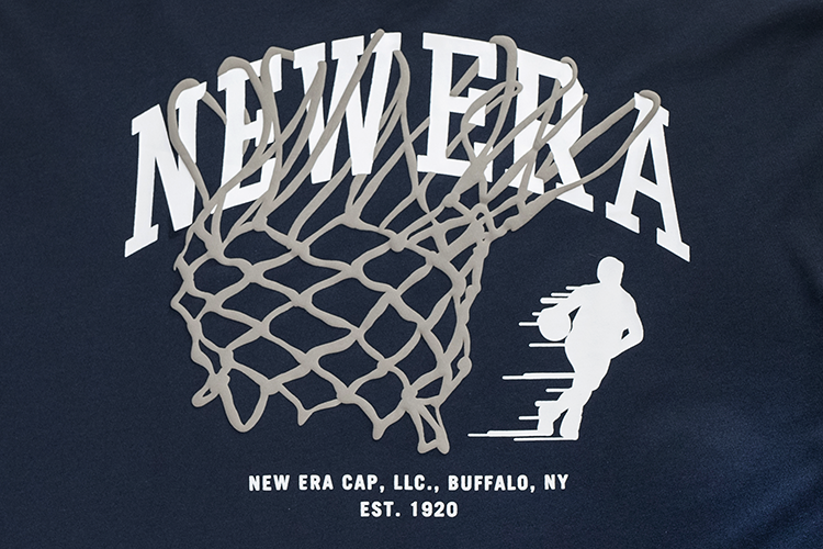 NEW ERA BASKETBALL CLUB NAVY SHORT SLEEVE T-SHIRT