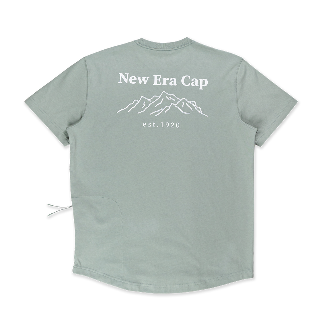 NEW ERA MOUNTAIN EDGE EVEREST GREEN PERFORMANCE SHORT SLEEVE T-SHIRT