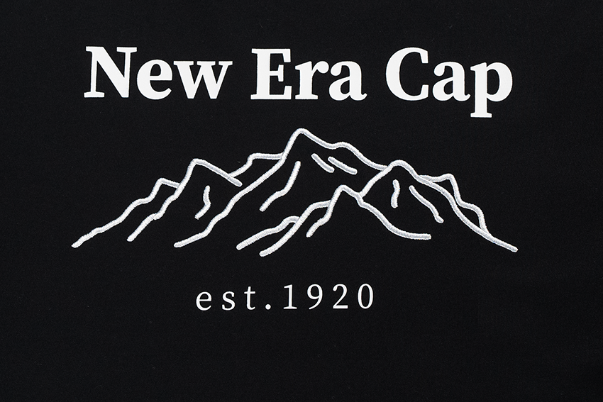 NEW ERA MOUNTAIN EDGE WHITE PERFORMANCE SHORT SLEEVE T-SHIRT