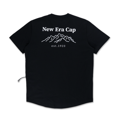 NEW ERA MOUNTAIN EDGE WHITE PERFORMANCE SHORT SLEEVE T-SHIRT