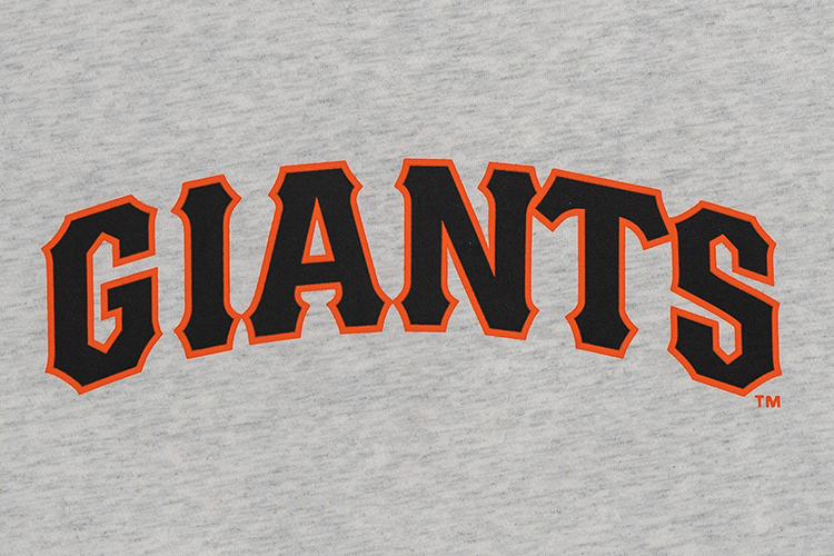 MLB SAN FRANCISCO GIANTS COOPERSTOWN LIGHT HEATHER GRAY SHORT SLEEVE T-SHIRT