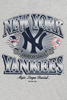 MLB NEW YORK YANKEES COOPERSTOWN LIGHT HEATHER GRAY SHORT SLEEVE T-SHIRT