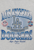 MLB LOS ANGELES DODGERS COOPERSTOWN LIGHT HEATHER GRAY SHORT SLEEVE T-SHIRT