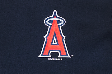 LOS ANGELES ANGELS HOME CHEERING NAVY SHORT SLEEVE T-SHIRT