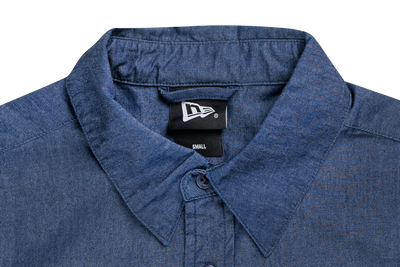 NEW ERA BORO CONTEMPORARY NAVY WOVEN SHIRT