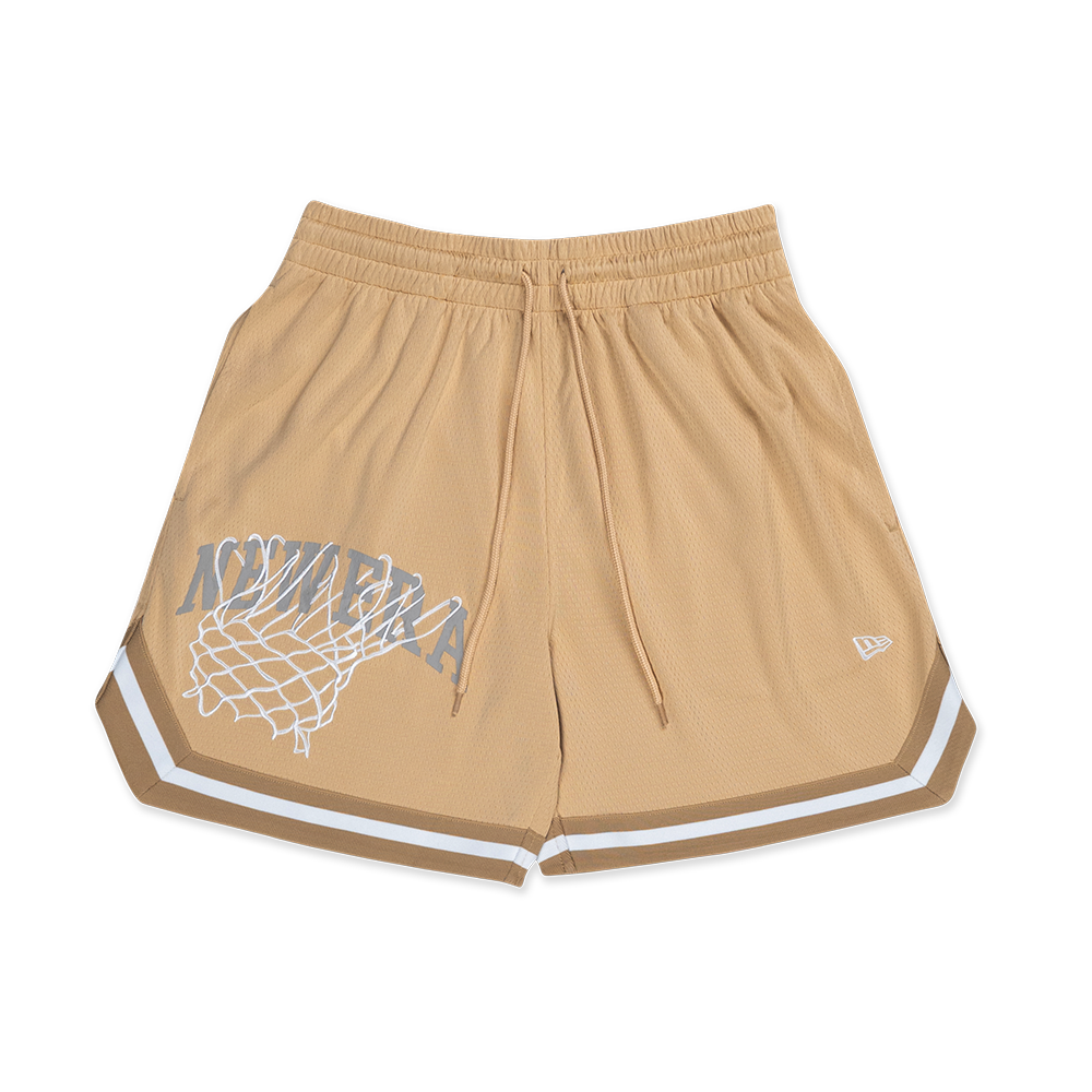 NEW ERA BASKETBALL CLUB VEGAS GOLD BASKETBALL SHORTS