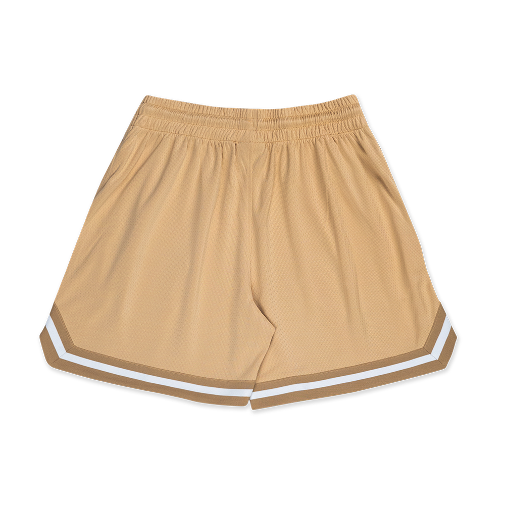 NEW ERA BASKETBALL CLUB VEGAS GOLD BASKETBALL SHORTS