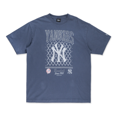 NEW YORK YANKEES OLD SCHOOL SPORT AP NAVY OVERSIZED SHORT SLEEVE T-SHIRT