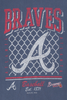 ATLANTA BRAVES OLD SCHOOL SPORT AP NAVY OVERSIZED SHORT SLEEVE T-SHIRT