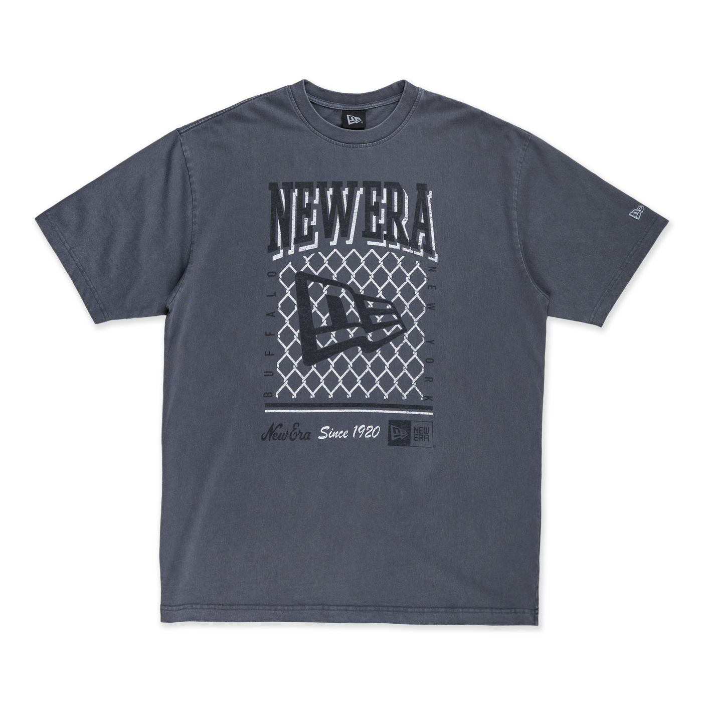 NEW ERA OLD SCHOOL SPORT AP GRAPHITE OVERSIZED SHORT SLEEVE T-SHIRT