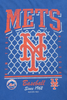 NEW YORK METS OLD SCHOOL SPORT AP BLUE OVERSIZED SHORT SLEEVE T-SHIRT