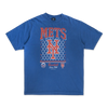 NEW YORK METS OLD SCHOOL SPORT AP BLUE OVERSIZED SHORT SLEEVE T-SHIRT