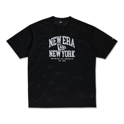 NEW ERA BASKETBALL CLUB BLACK OVERSIZED SHORT SLEEVE T-SHIRT