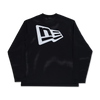 NEW ERA DARK 90S BLACK MESH LONG SLEEVE T-SHIRT