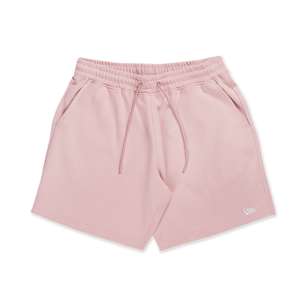 NEW ERA BASIC CORE DIRTY PINK KNIT SHORTS