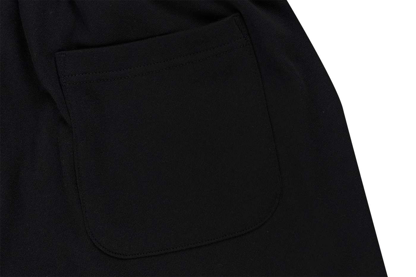 NEW ERA BASIC CORE BLACK KNIT SHORTS