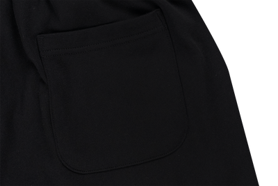 NEW ERA BASIC CORE BLACK KNIT SHORTS