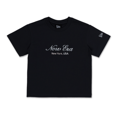 NEW ERA BASIC SCRIPT GRAPHITE KIDS SHORT SLEEVE T-SHIRT