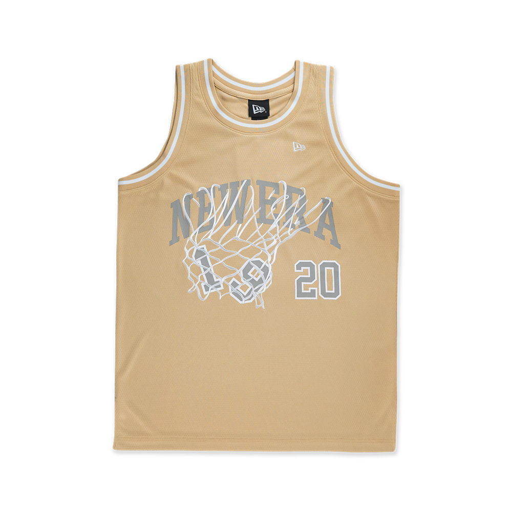 NEW ERA BASKETBALL CLUB VEGAS GOLD BASKETBALL JERSEY