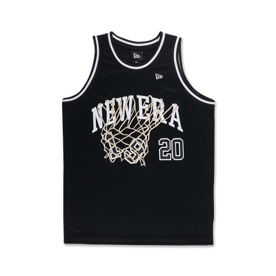 NEW ERA BASKETBALL CLUB BLACK BASKETBALL JERSEY