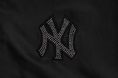 NEW YORK YANKEES NEW ERA DARK 90S BLACK VARSITY JACKET