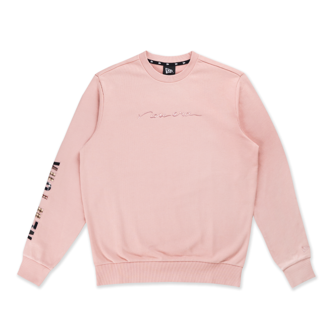 NEW ERA PREPPY DIRTY PINK CREW NECK SWEATSHIRT