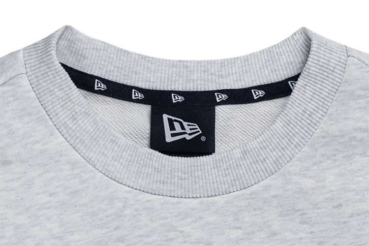 NEW ERA BORO CONTEMPORARY LIGHT HEATHER GRAY CREW NECK SWEATSHIRT