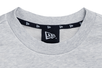 NEW ERA BORO CONTEMPORARY LIGHT HEATHER GRAY CREW NECK SWEATSHIRT